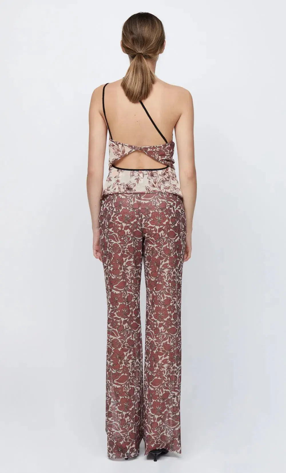 Bec and Bridge Nova Strappy Top & Priya Pant Set Floral Size 10 for rent on The Volte - main image