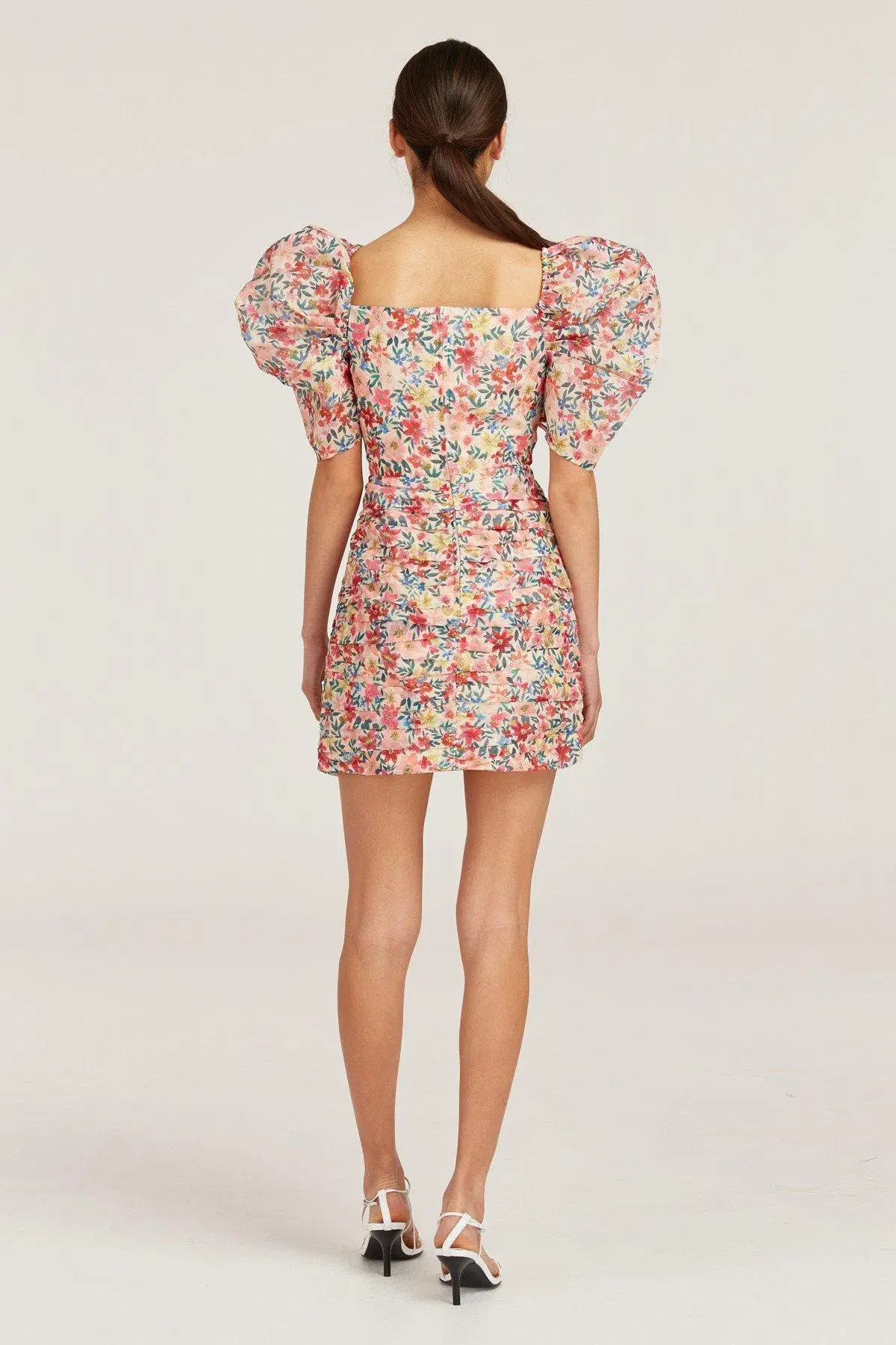 C/MEO Collective Ever More Short Sleeve Dress Floral Size 8 - Image 2