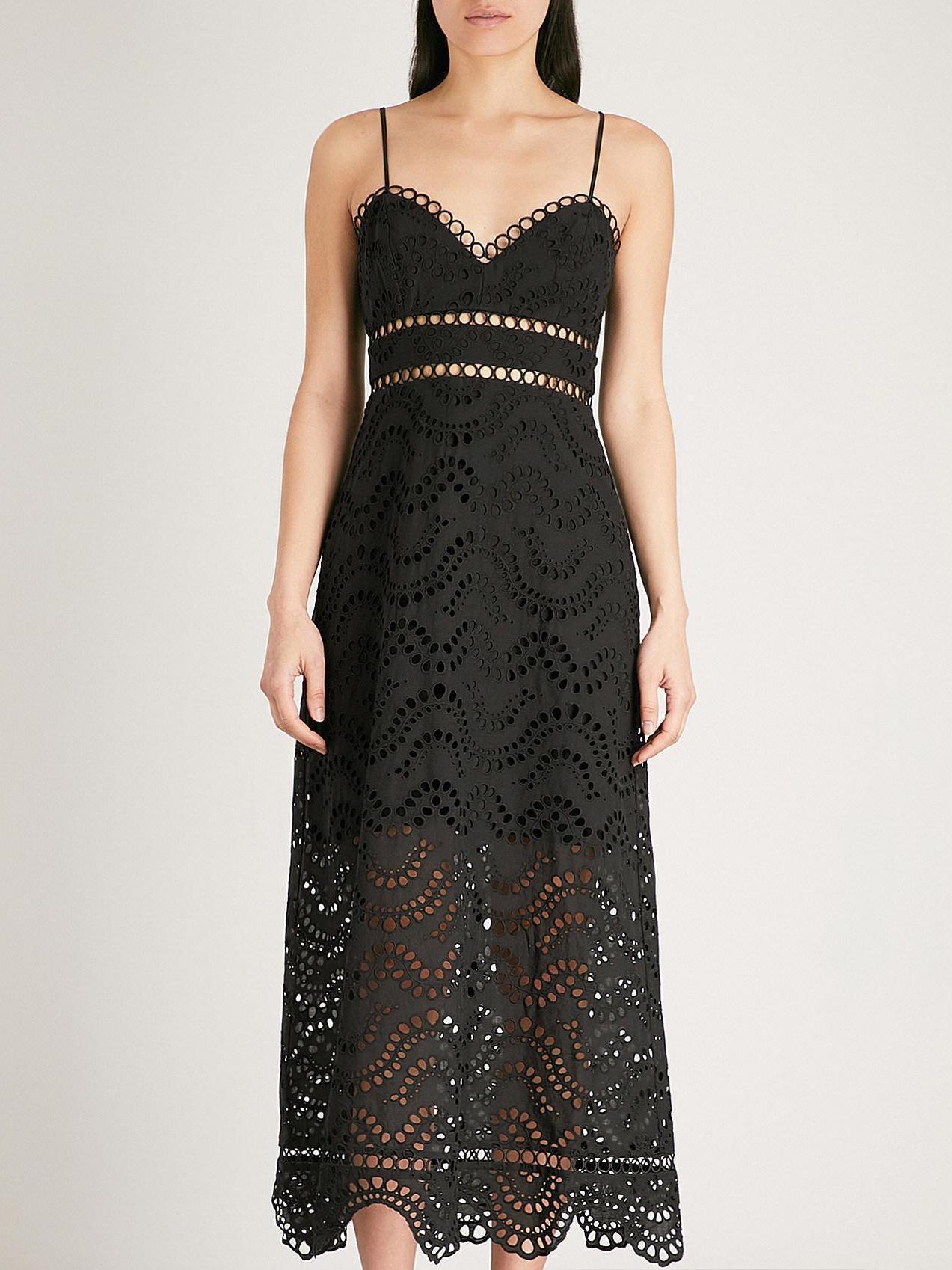 Zimmermann Jaya Black Dress Size 8 - Image 1
