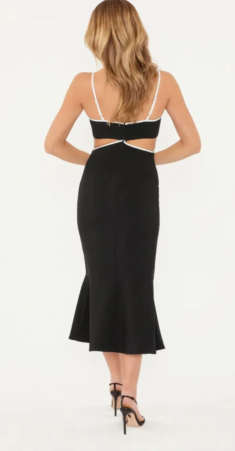 Likely Adabelle Cut-Out Dress Black Size S/AU 8 - Image 2