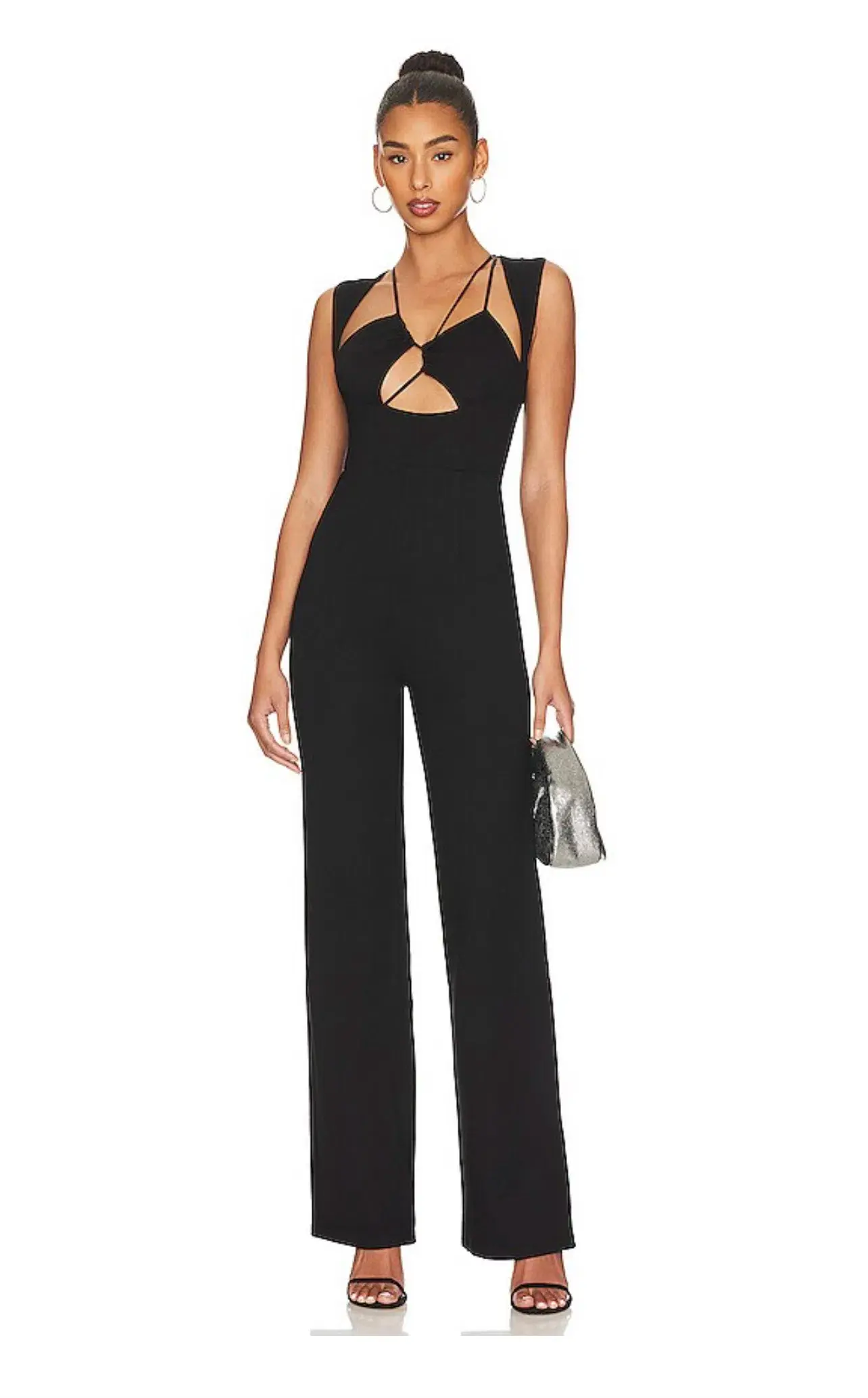 Superdown Raya Jumpsuit Black Size 8 - Image 1