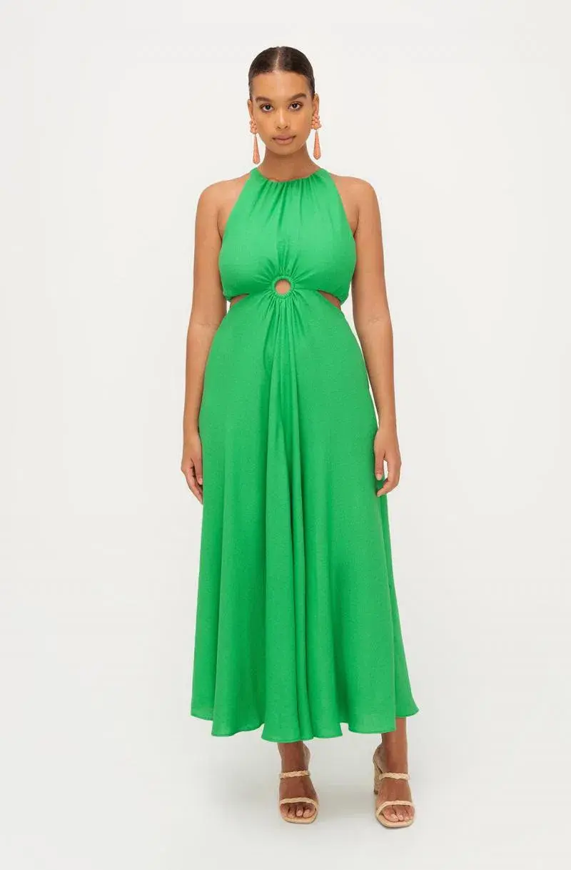 Sheike Gallery Dress Green Size 14  - Image 3