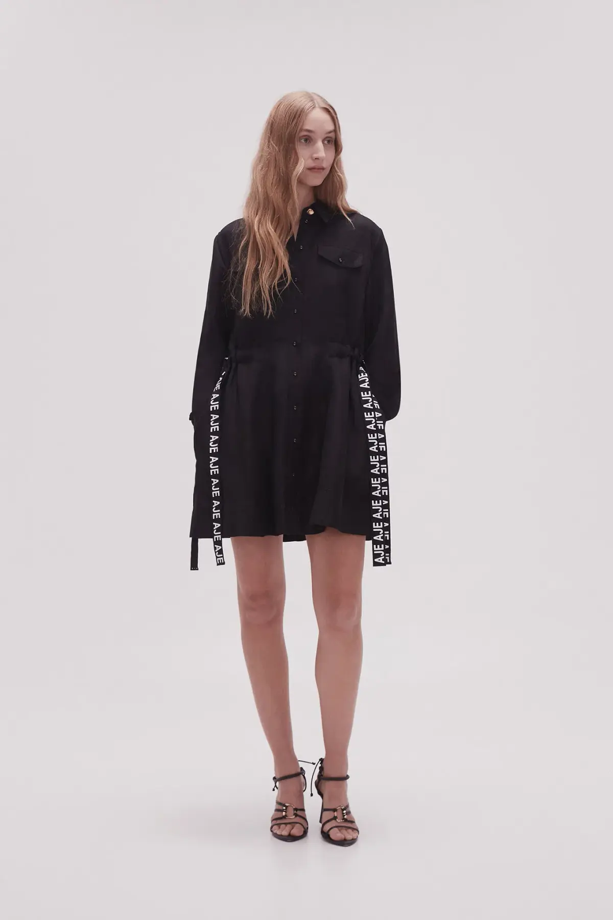 Aje Eternal Logo Mini Dress Black Size 16 - Image 1