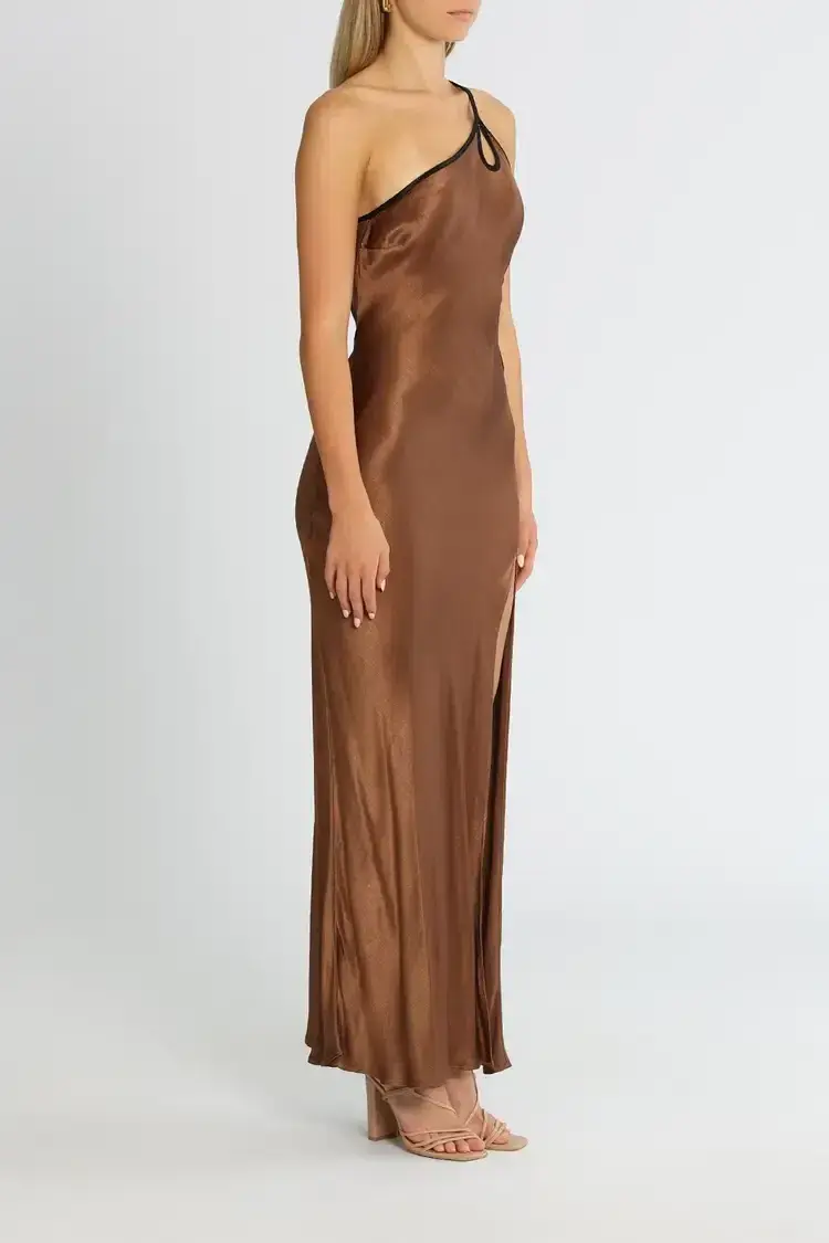 Bec and Bridge Kehlani Maxi Dress in Chocolate Size 6 - Image 4
