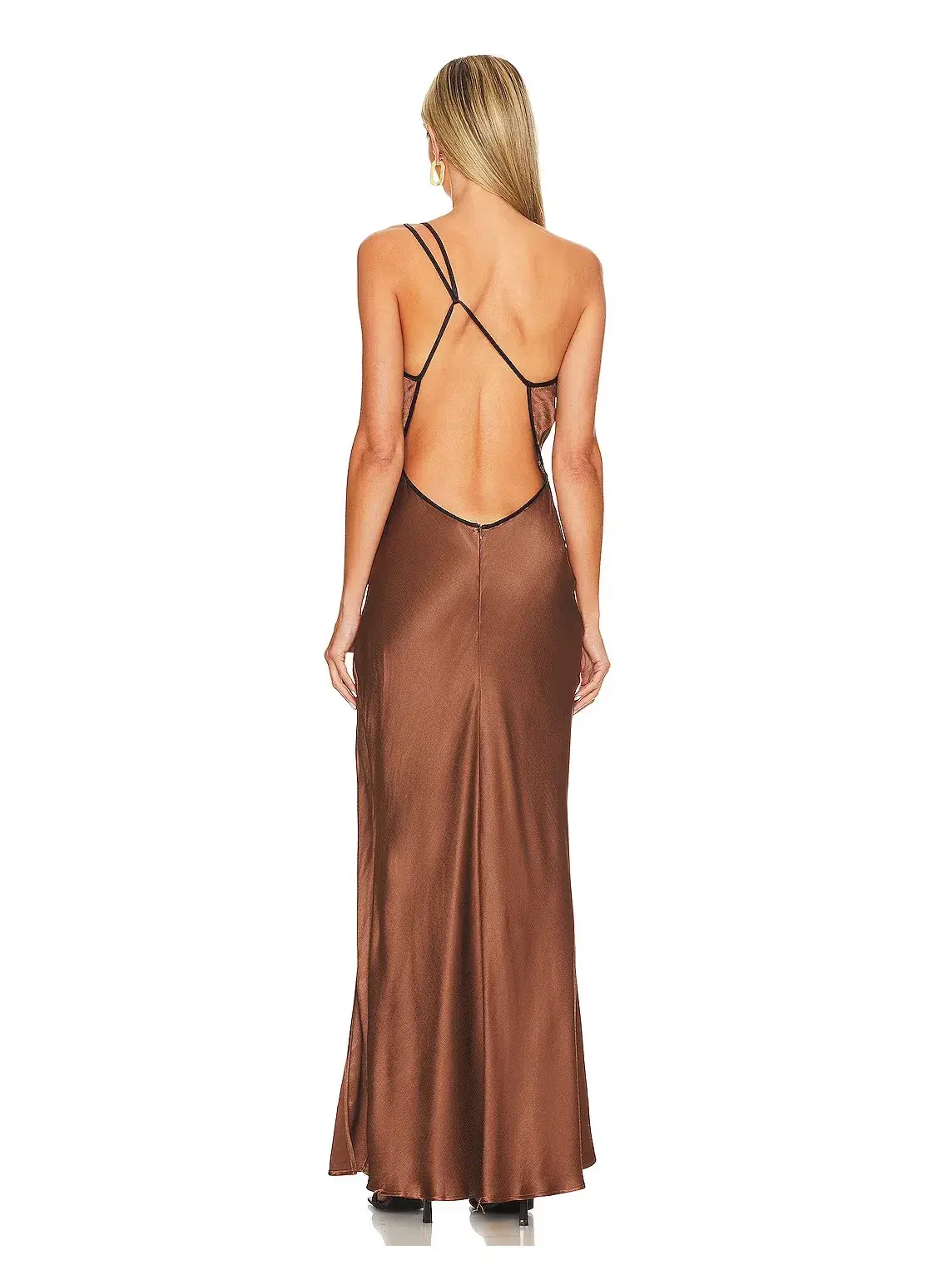 Bec and Bridge Kehlani Maxi Dress in Chocolate Size 6 - Image 2