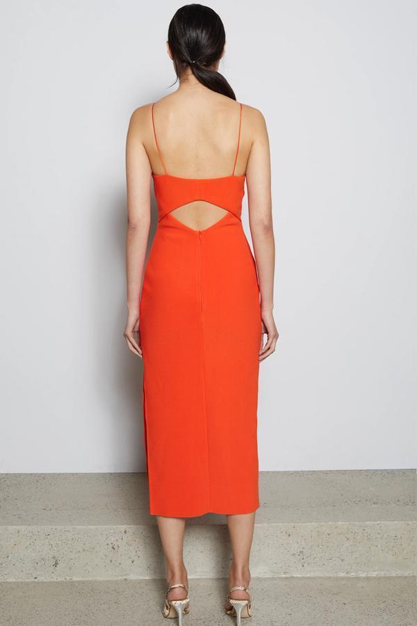 Bec & Bridge Ulla Cut Out Midi Dress Size 8 for rent on The Volte - main image