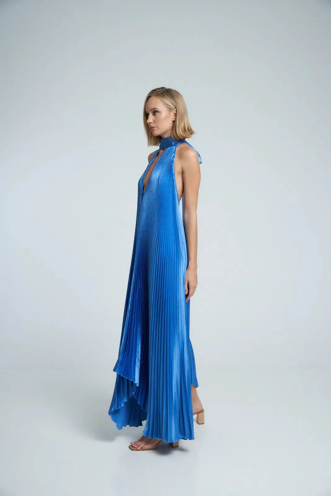 Lidee Opera Gown Mediterranean Blue Size 10 for rent on The Volte - main image