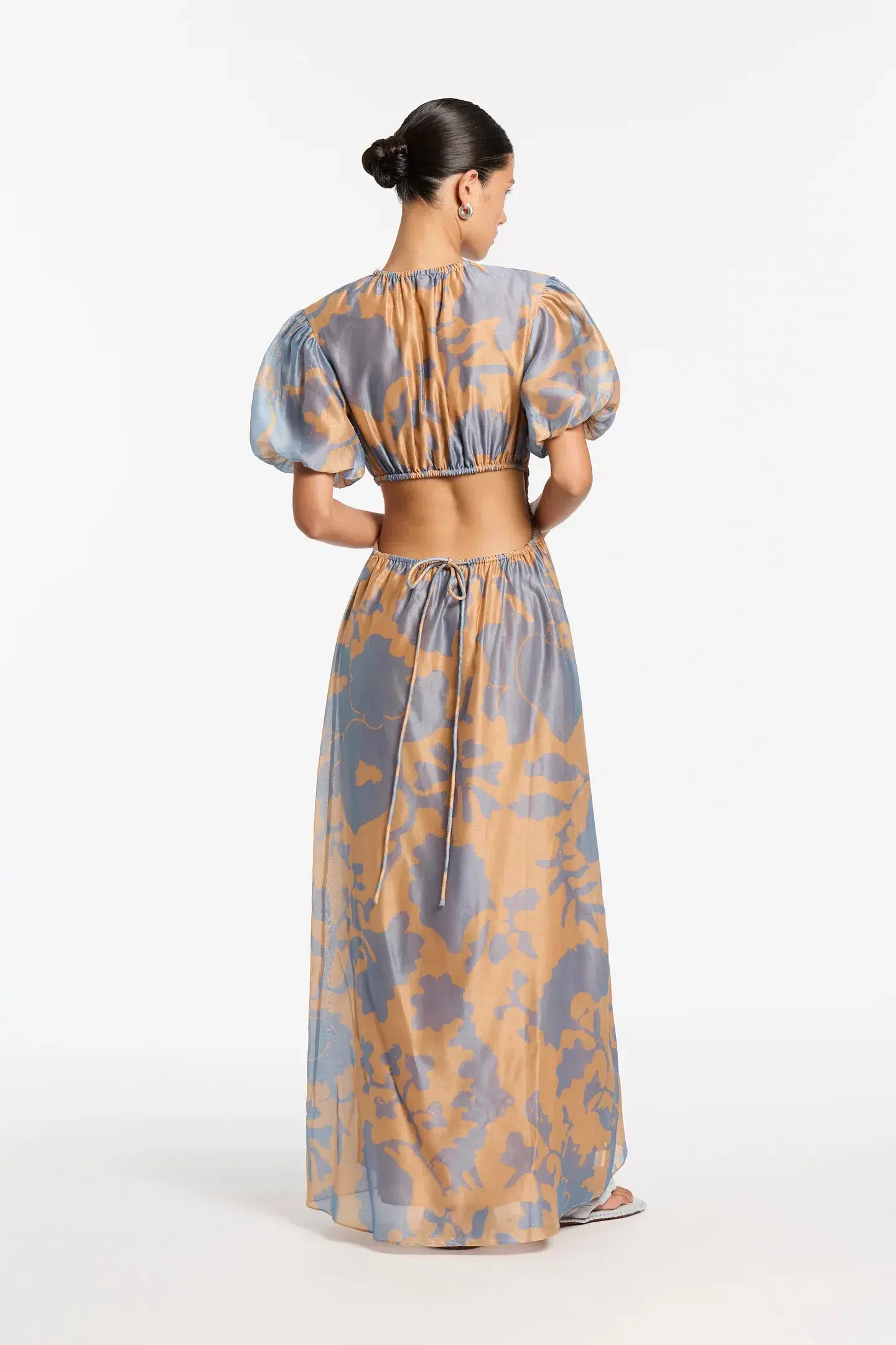 Sir the Label Coralie Puff Sleeve Maxi Dress Floral Size 1 / AU 8 - Image 3