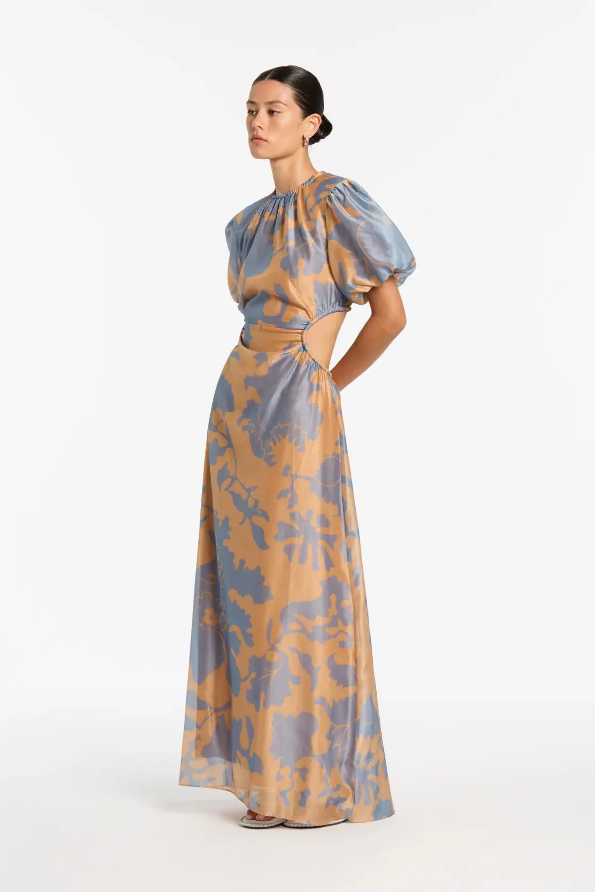 Sir the Label Coralie Puff Sleeve Maxi Dress Floral Size 1 / AU 8 - Image 4