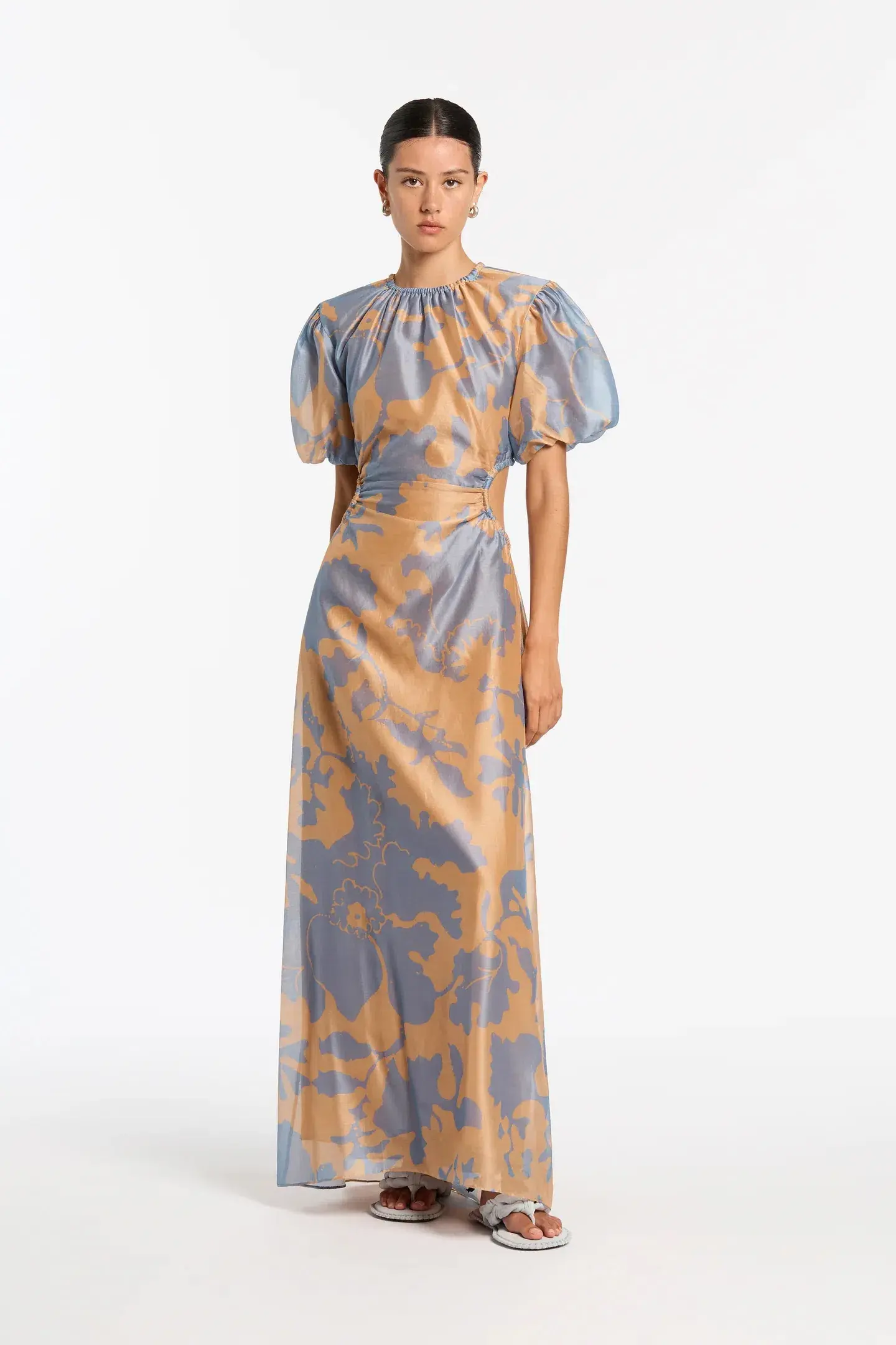 Sir the Label Coralie Puff Sleeve Maxi Dress Floral Size 1 / AU 8 - Image 1