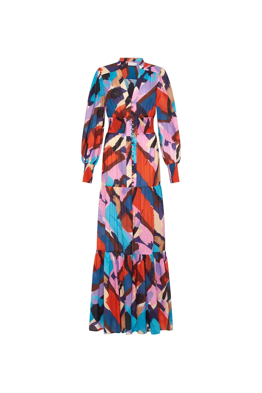 Rebecca Vallance Malaga Maxi Dress Multi Size 12 - Image 5