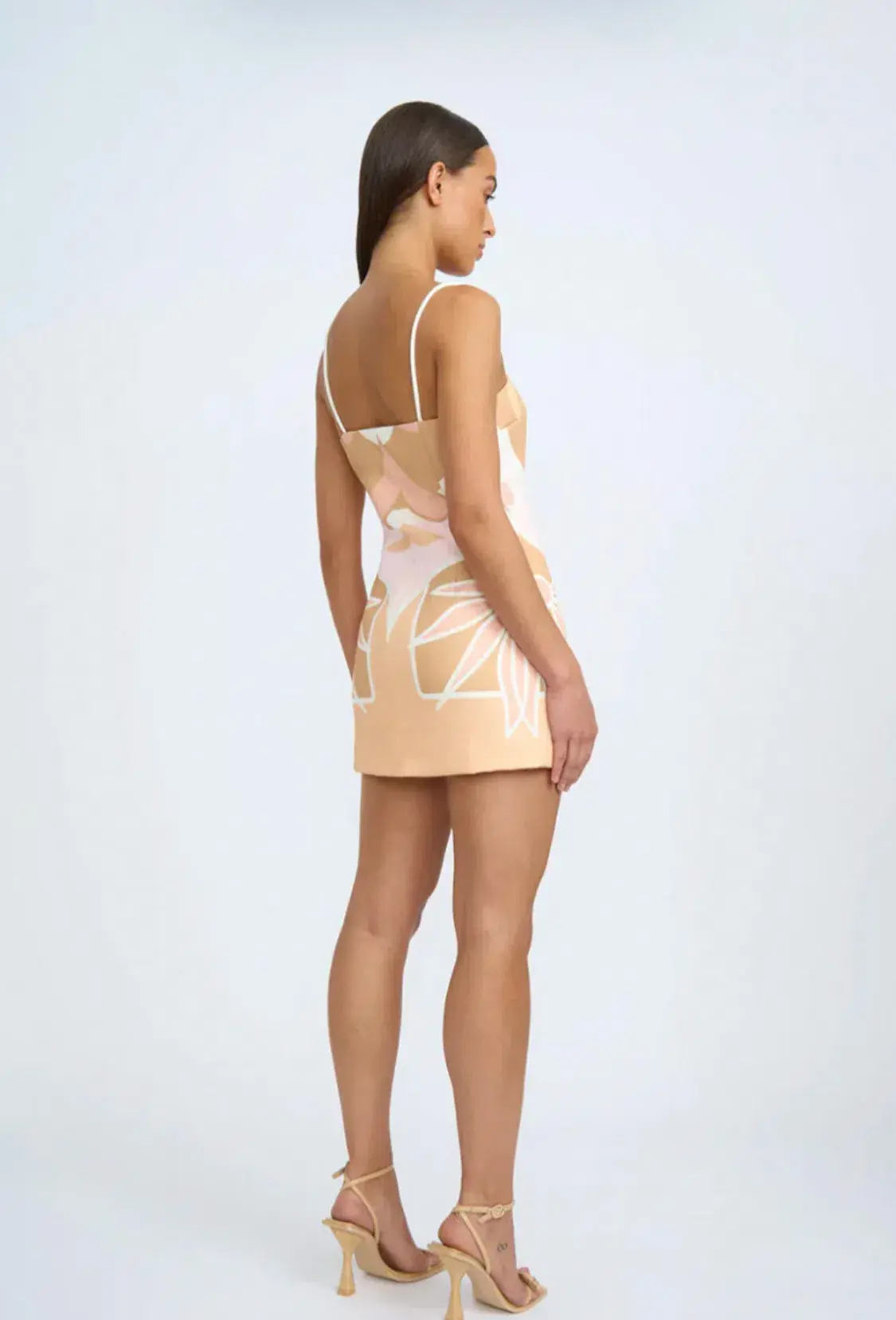 By Johnny Desert Blooms Shift Mini Dress Multi Size 10 - Image 3