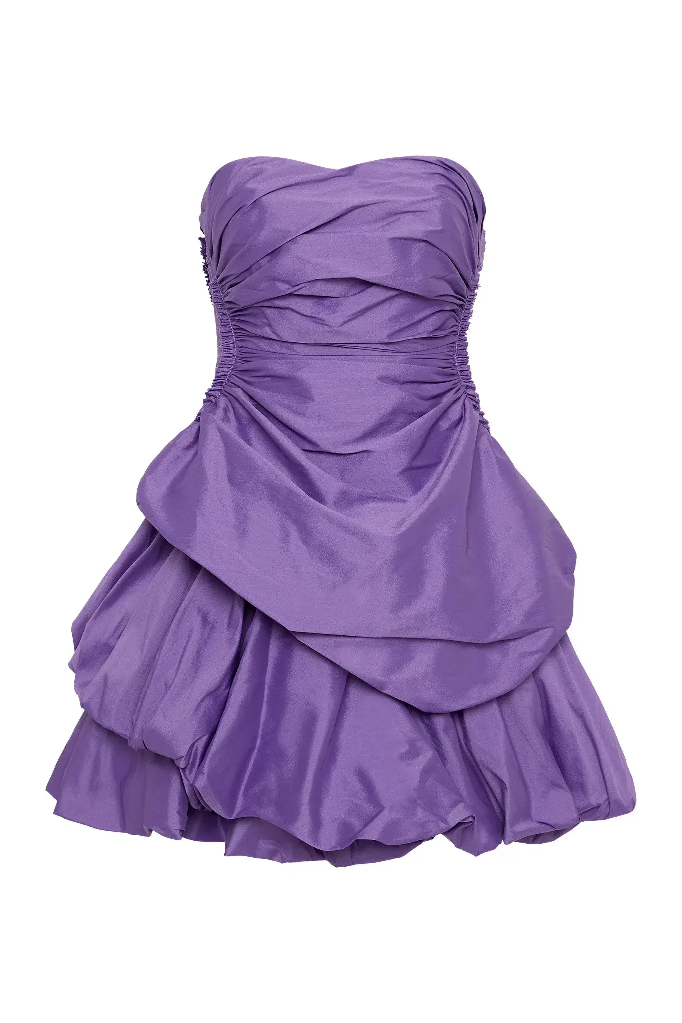 Aje Daybreak Strapless Mini Dress Deep Violet Size M / AU 10 - Image 5