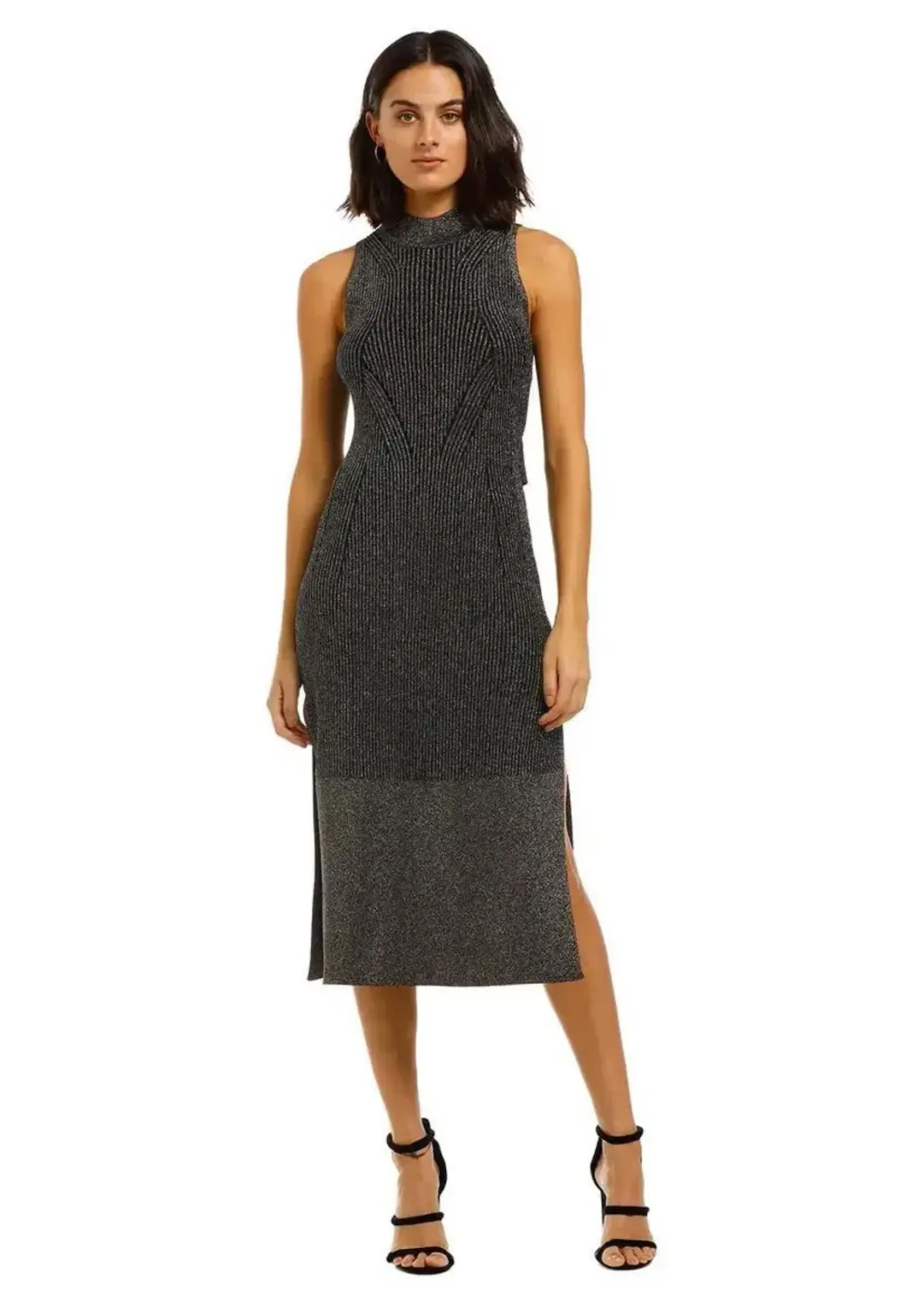 Camilla and Marc Perry Dress in Gunmetal Size 10 - Image 1
