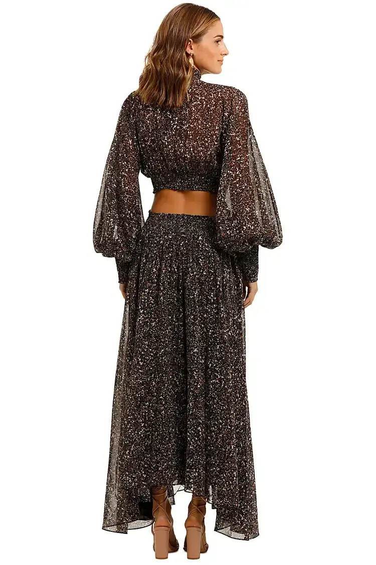 Camilla and Marc Cirro Midi Dress Print Size 8 for rent on The Volte - main image