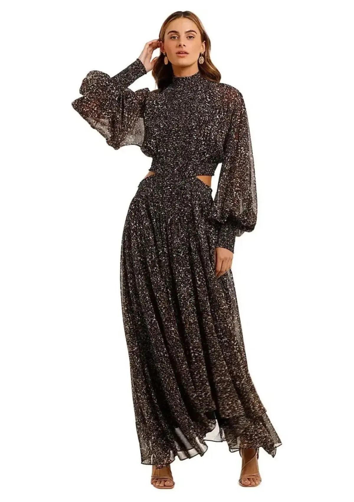Camilla and Marc Cirro Midi Dress Print Size 8 - Image 1