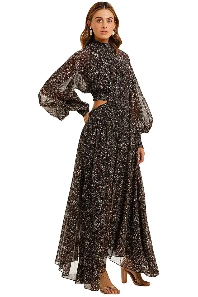 Camilla and Marc Cirro Midi Dress Print Size 8 for rent on The Volte - main image