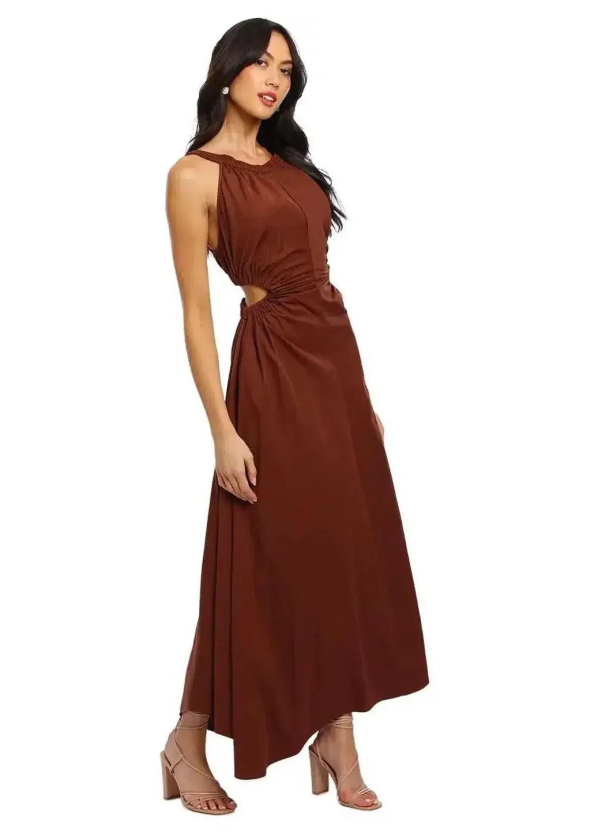 Camilla and Marc Coppola Maxi Dress in Brown Size 14 - Image 1