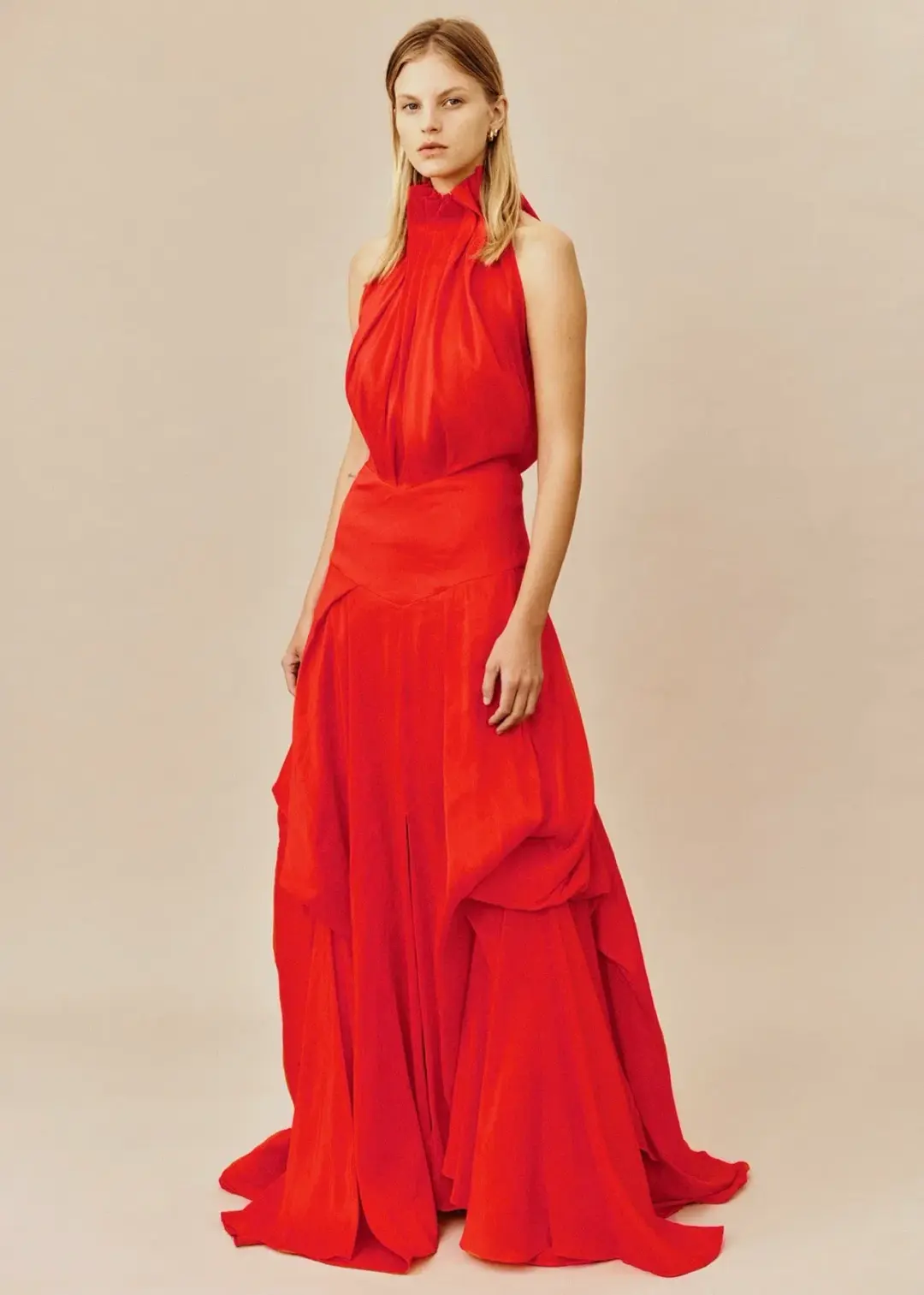 Ginger & Smart Infinite Galaxies Gown Red Size 6 for rent on The Volte - main image