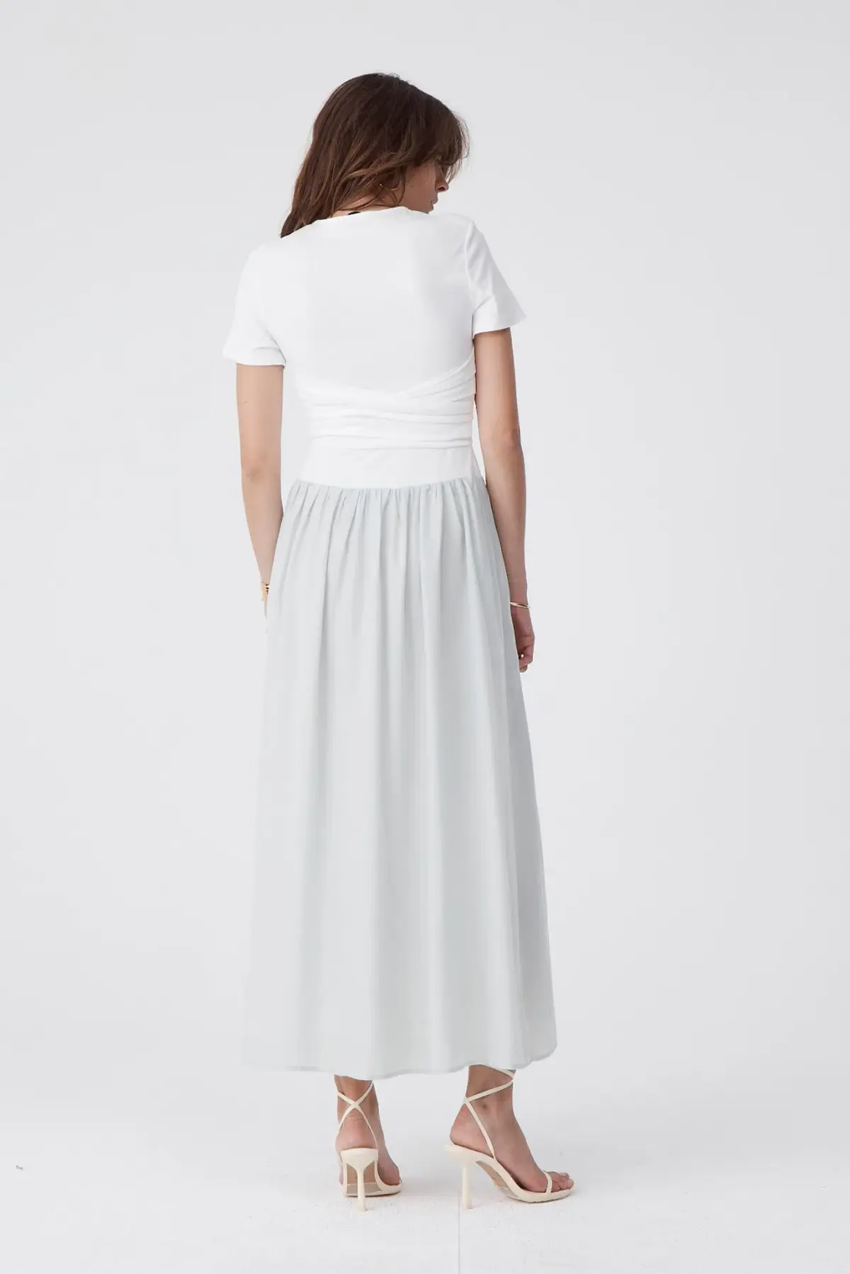 Atoir Christy Dress White/Shale Green Size 8 - Image 2