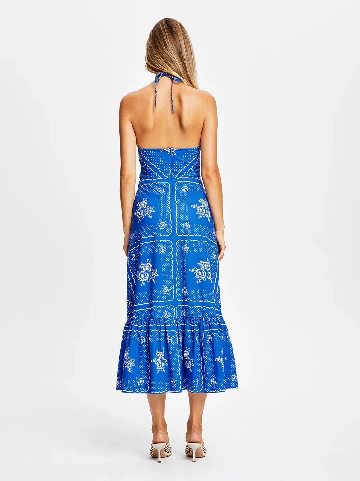 Alice McCall Midnight Sky Midi Dress Royal Blue Size 10 - Image 4