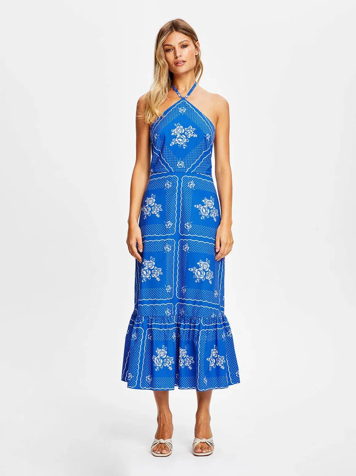 Alice McCall Midnight Sky Midi Dress Royal Blue Size 10 - Image 1