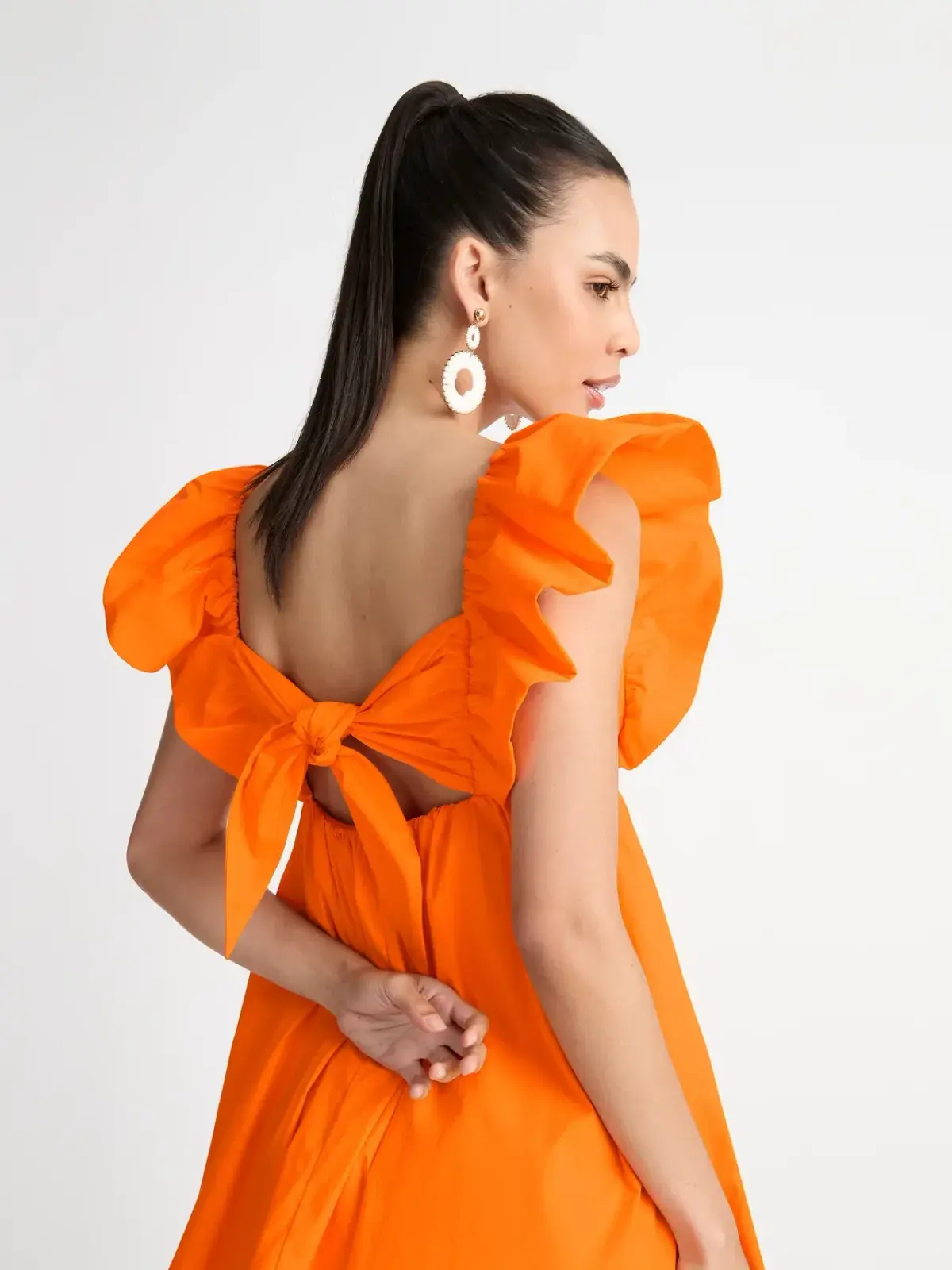 Sheike Bermuda Mini Dress Orange Size 10  - Image 2