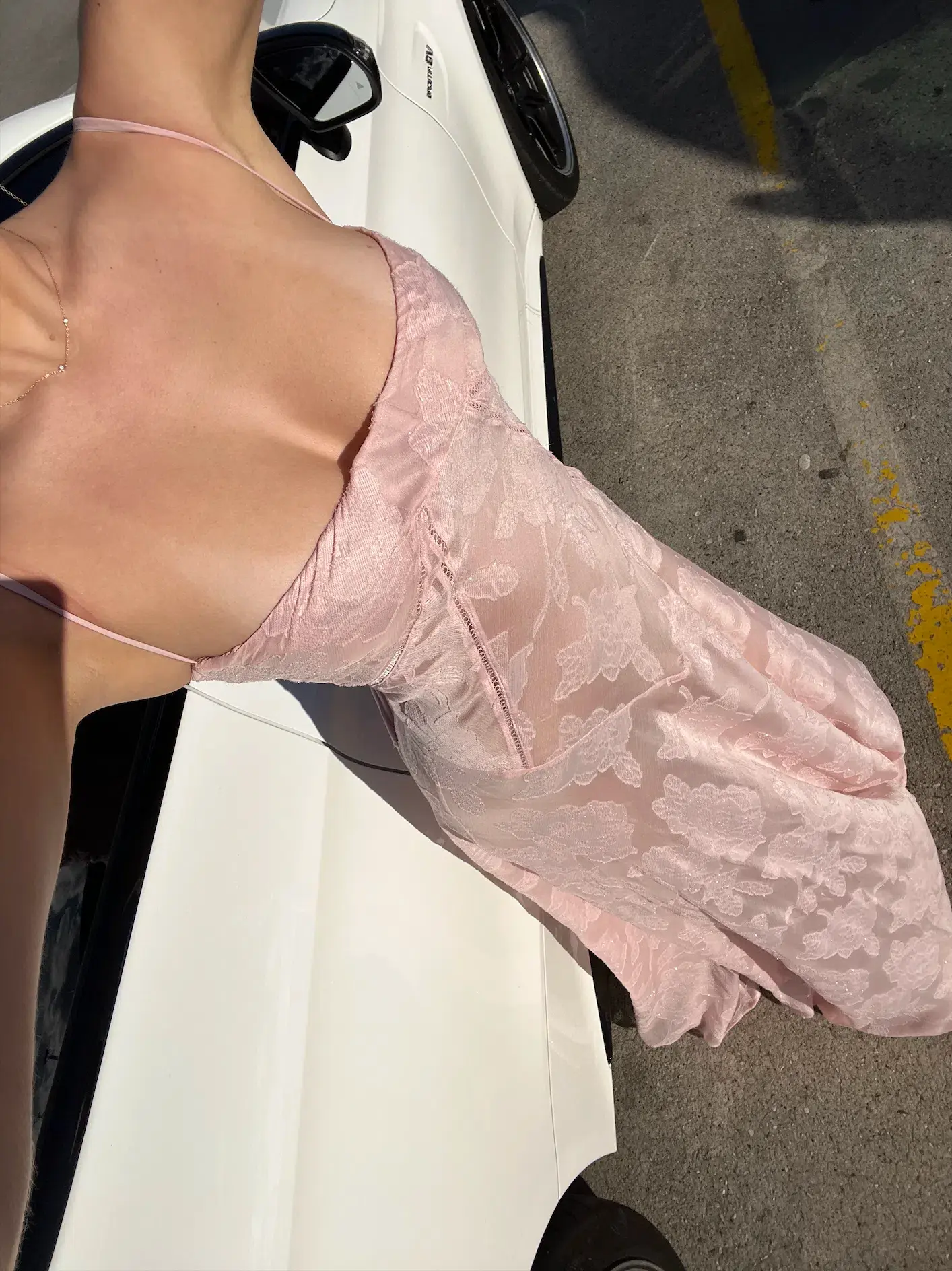 House of CB Seren Maxi Dress in Soft Pink Small /Au 8 - Image 4