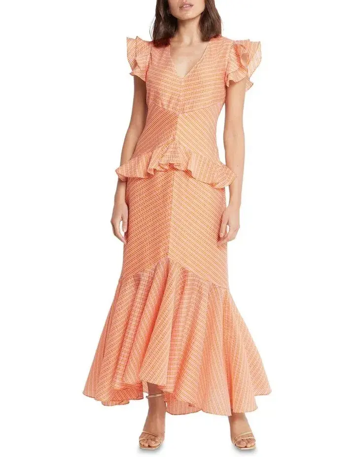 Sass & Bide Float Like A Dreamer Dress Orange Size 14 - Image 1