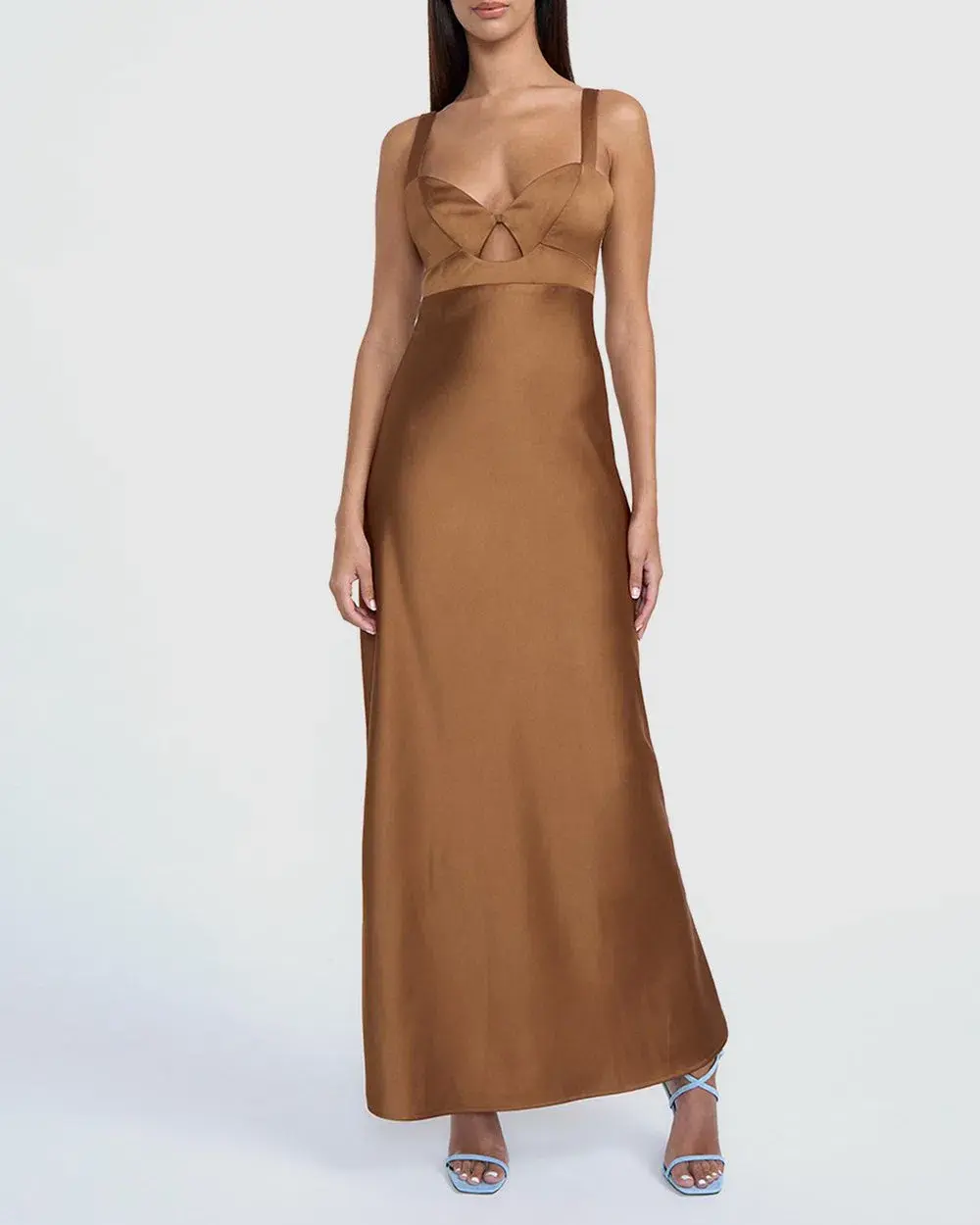 By Johnny Kristen Dress Coffee Size 8  - Image 1