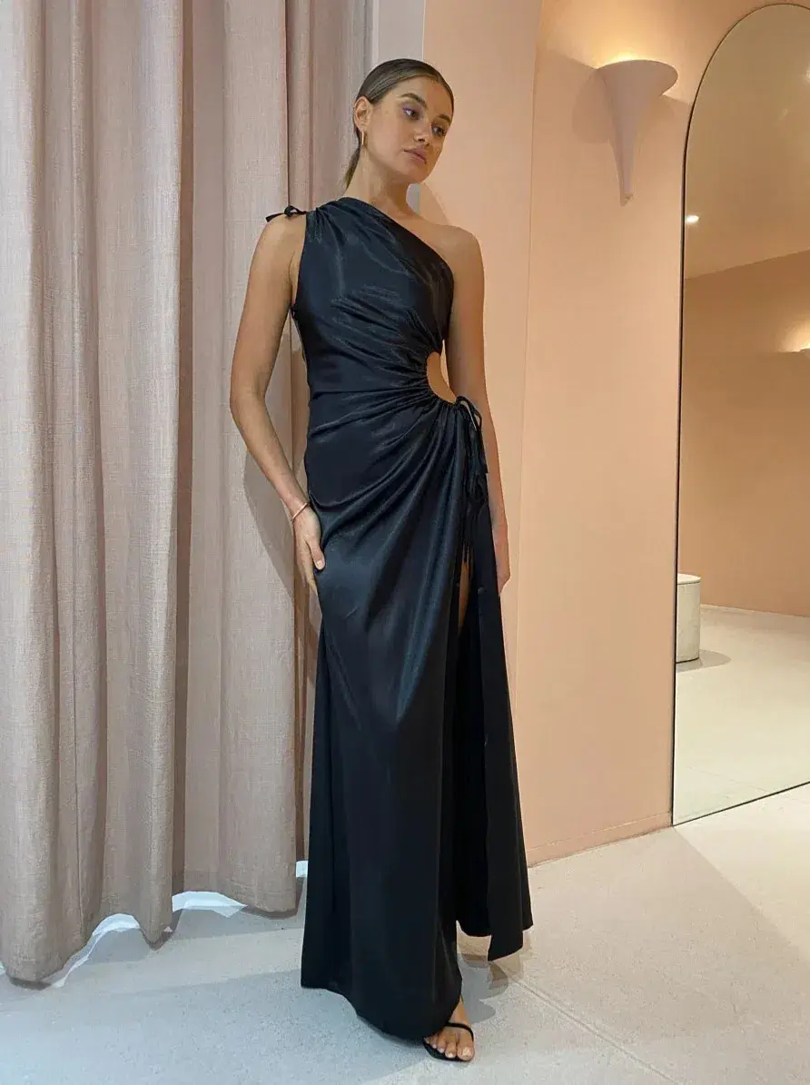Sonya Nour Maxi Dress in Black Size 8 - Image 1