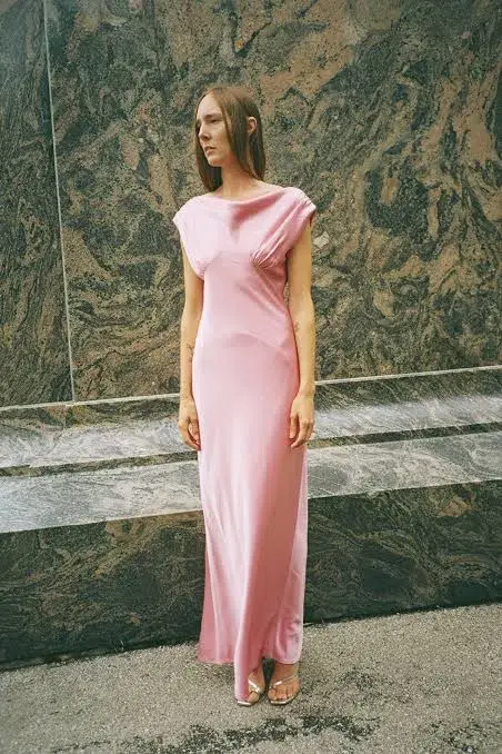 Paris Georgia Raina Dress Dusty Pink Size 10  - Image 3