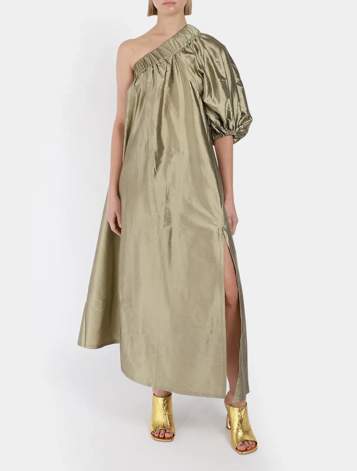 ARTCLUB Aster Dress Sage  One Size  - Image 1
