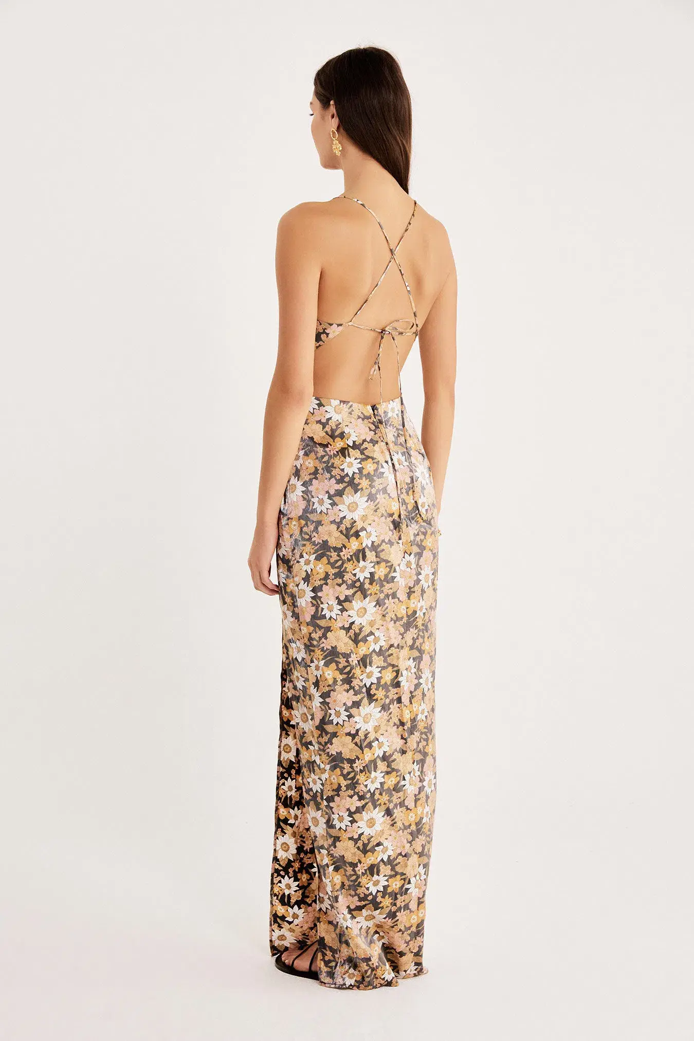 Rumer The Label  Paloma Cut Out Gown Floral Size XS/Au 6 - Image 2