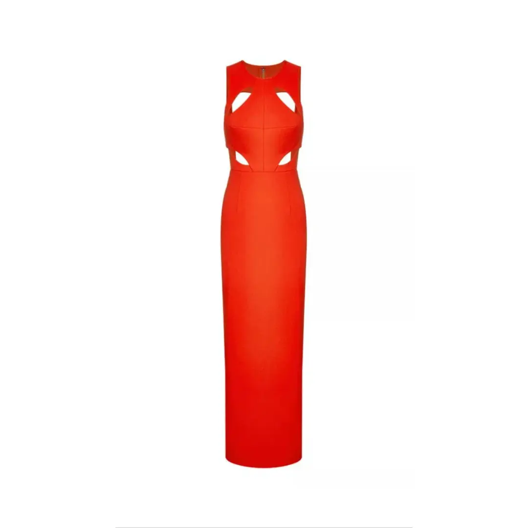 Alice McCall Cut Out Dress Red Size 8 for rent on The Volte - main image