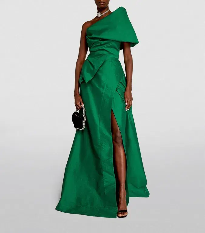 Rachel Gilbert Archer Gown Green Size 3 / AU12 - Image 4