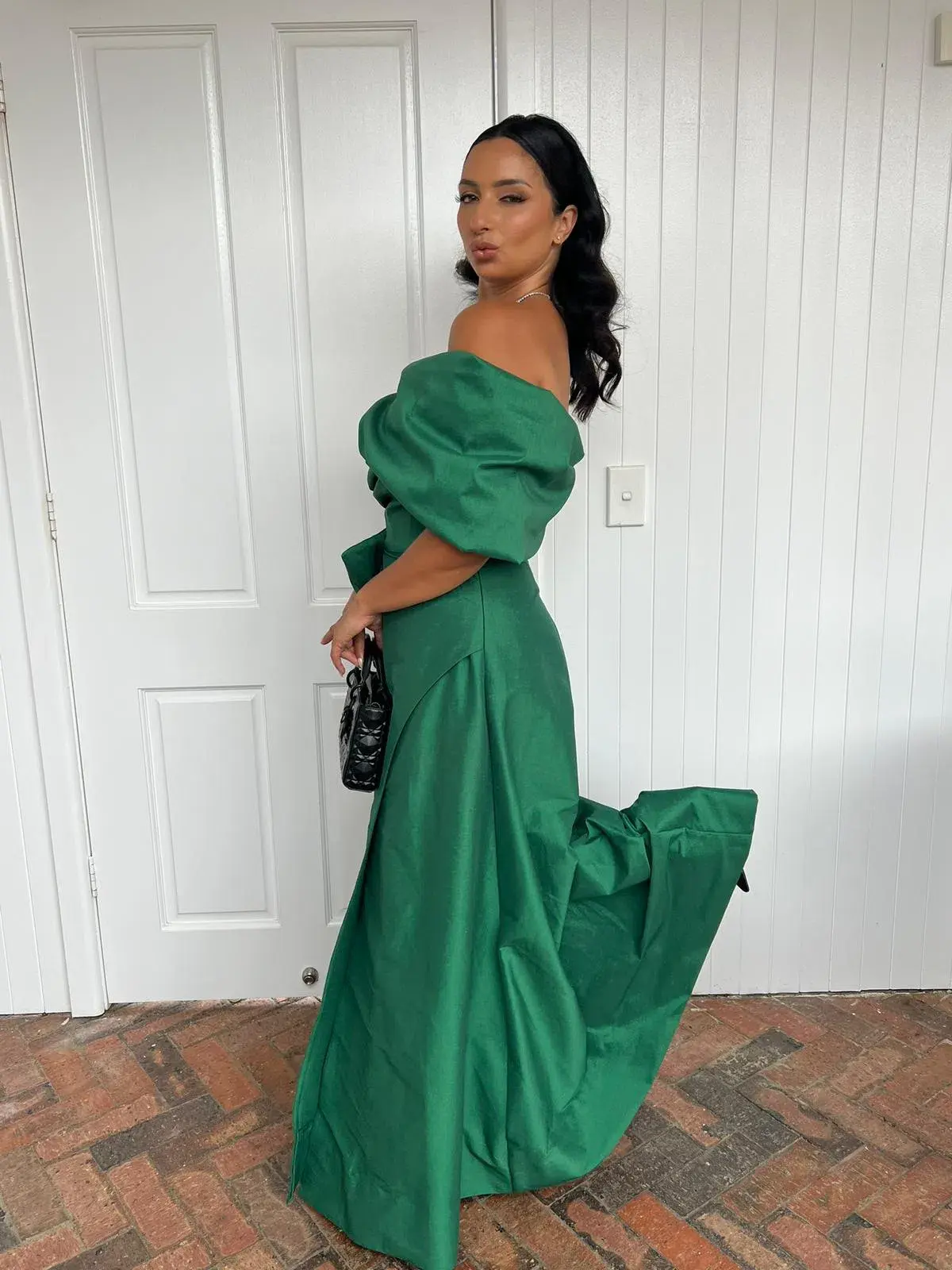 Rachel Gilbert Archer Gown Green Size 3 / AU12 - Image 3