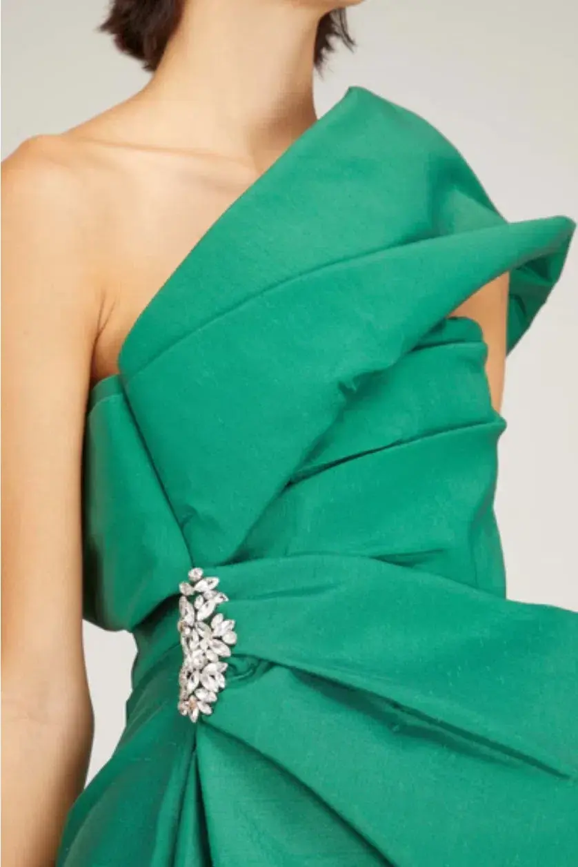 Rachel Gilbert Archer Gown Green Size 3 / AU12 for rent on The Volte - main image