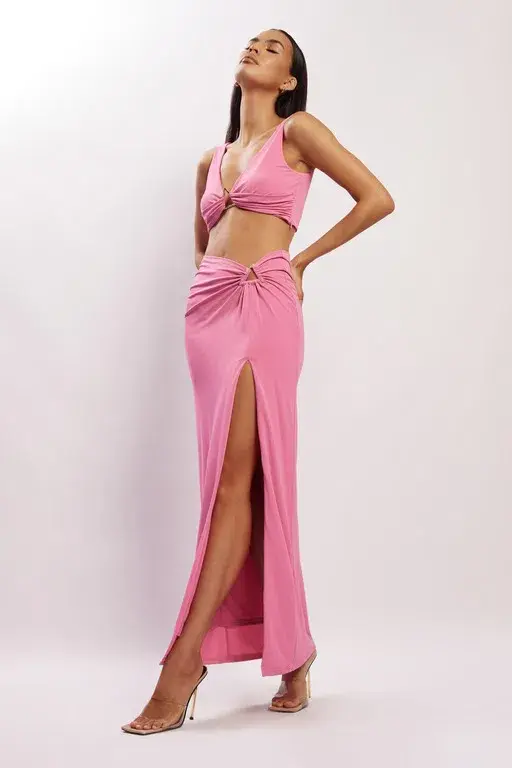 Meshki Jacqui Triangle Hardware Set Pink Size 8  - Image 1