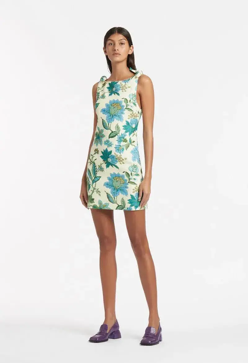 Sir the Label Alexandre Cut Out Mini Dress Marguerite Print Size 0/Au 6  - Image 1