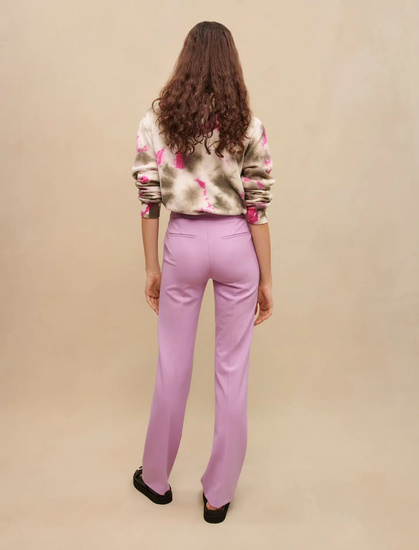 Maje Co-ord Two-Piece Suit Lilac Size 10 - Image 4