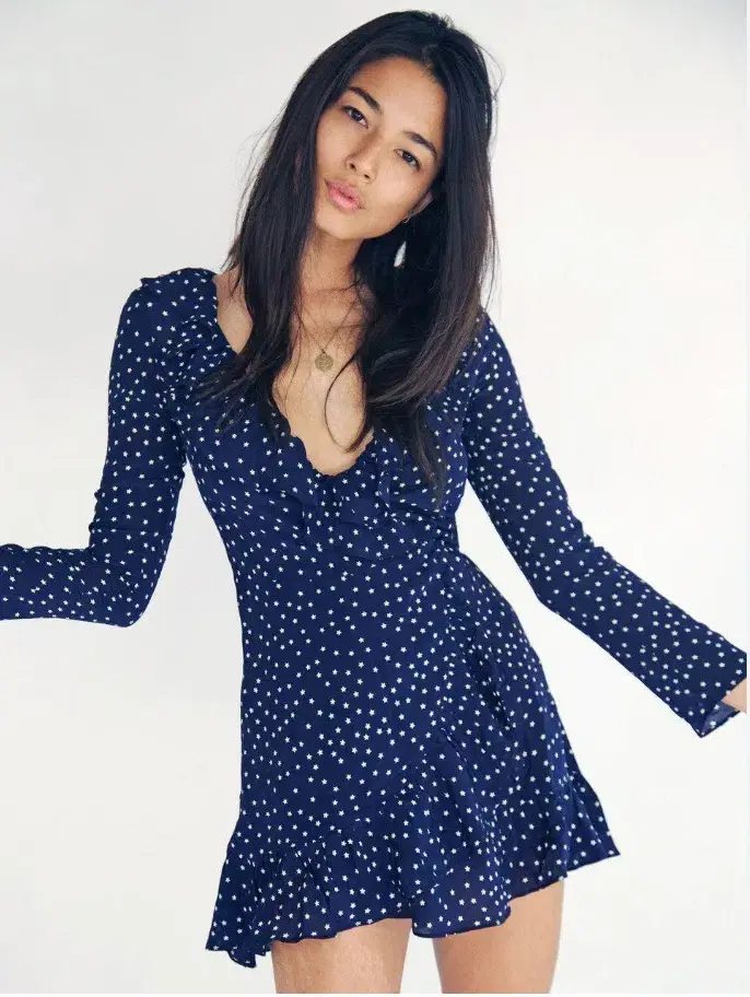 Realisation Par Alexandra Mini Dress Print Size XS/Au 6 - Image 4