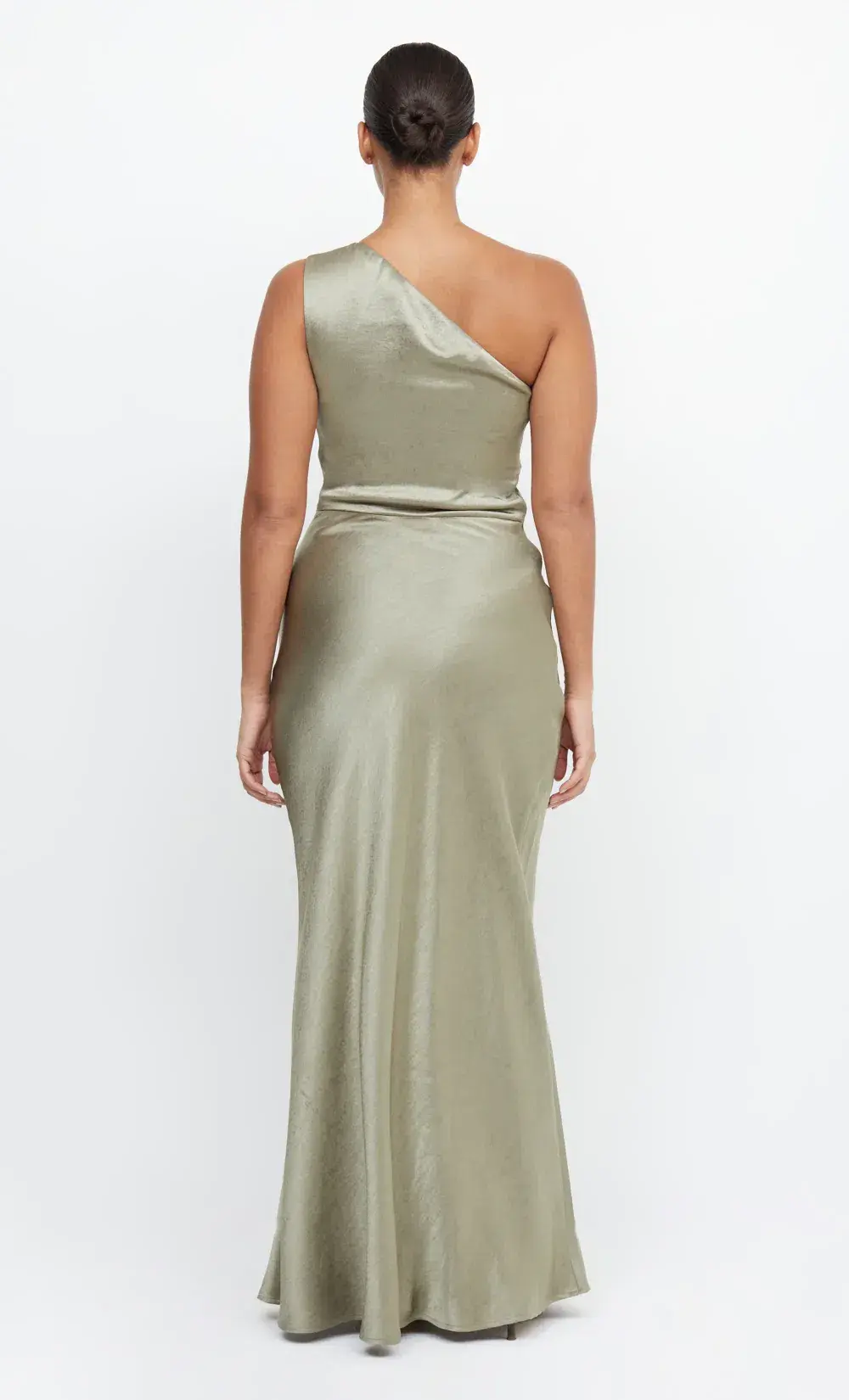 Bec & Bridge The Dreamer Asym Dress Sage Size 8 - Image 5