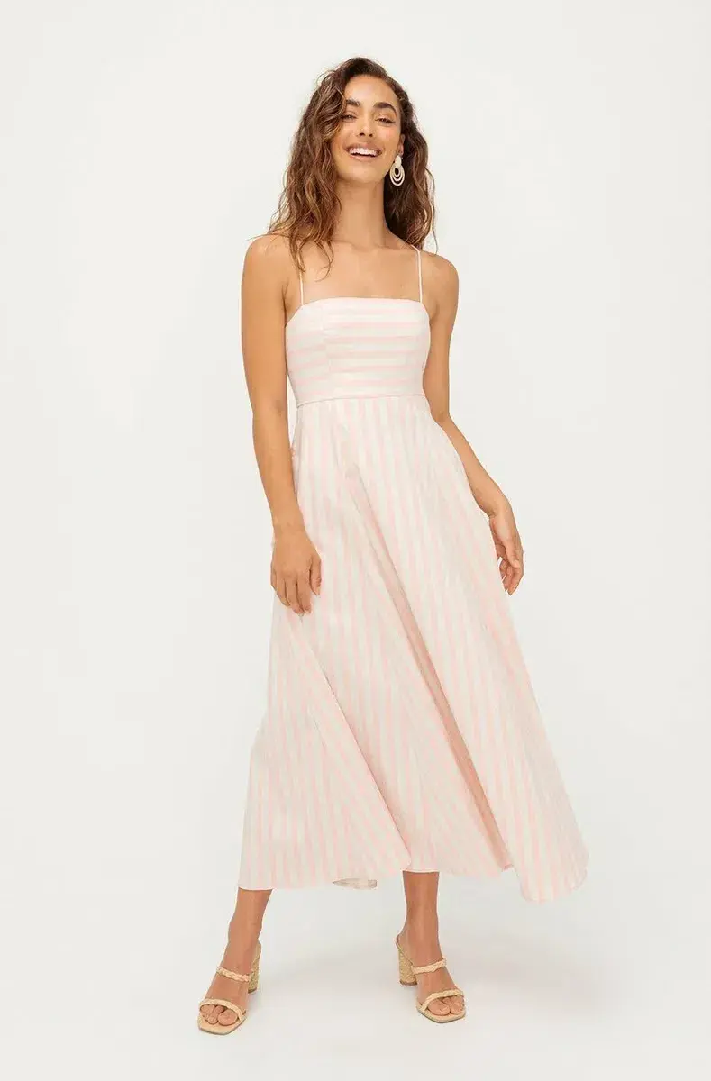 Sheike Ashley Midi Dress Blush Size 16 - Image 2