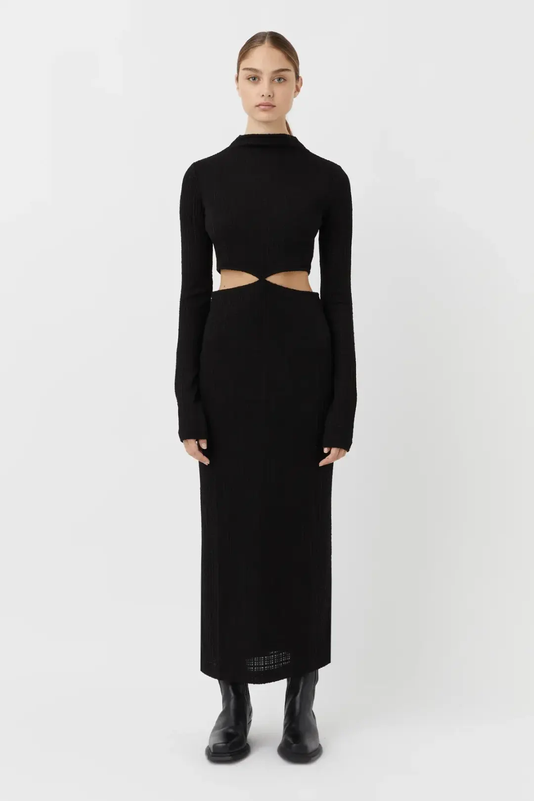 Camilla and Marc Nemesia Dress Black Size 14 for rent on The Volte - main image