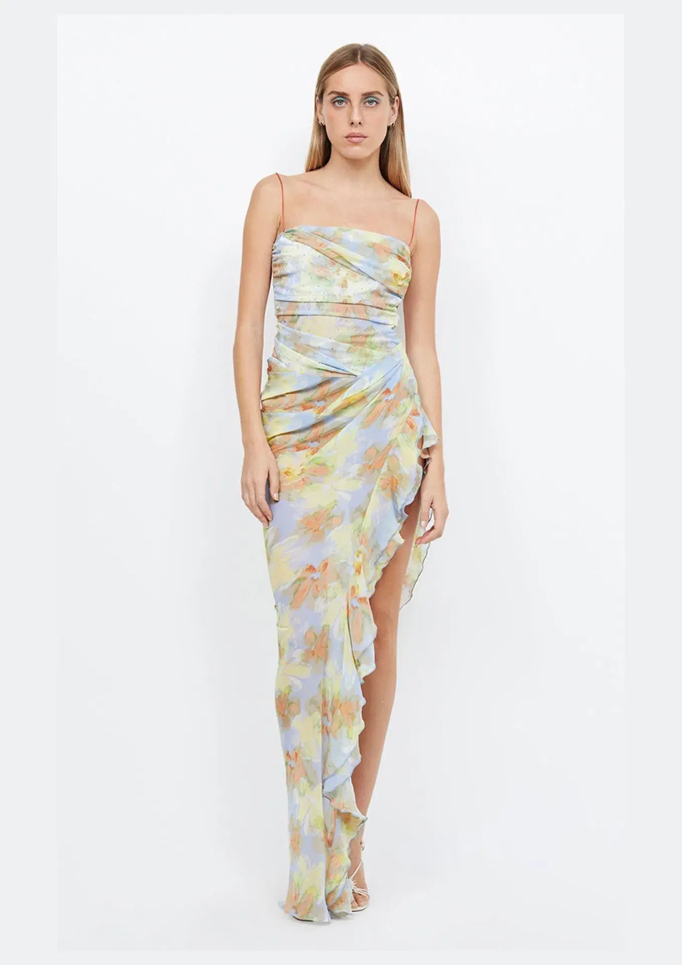 Bec & Bridge Zephy Asym Dress Floral Size AU 10 - Image 1