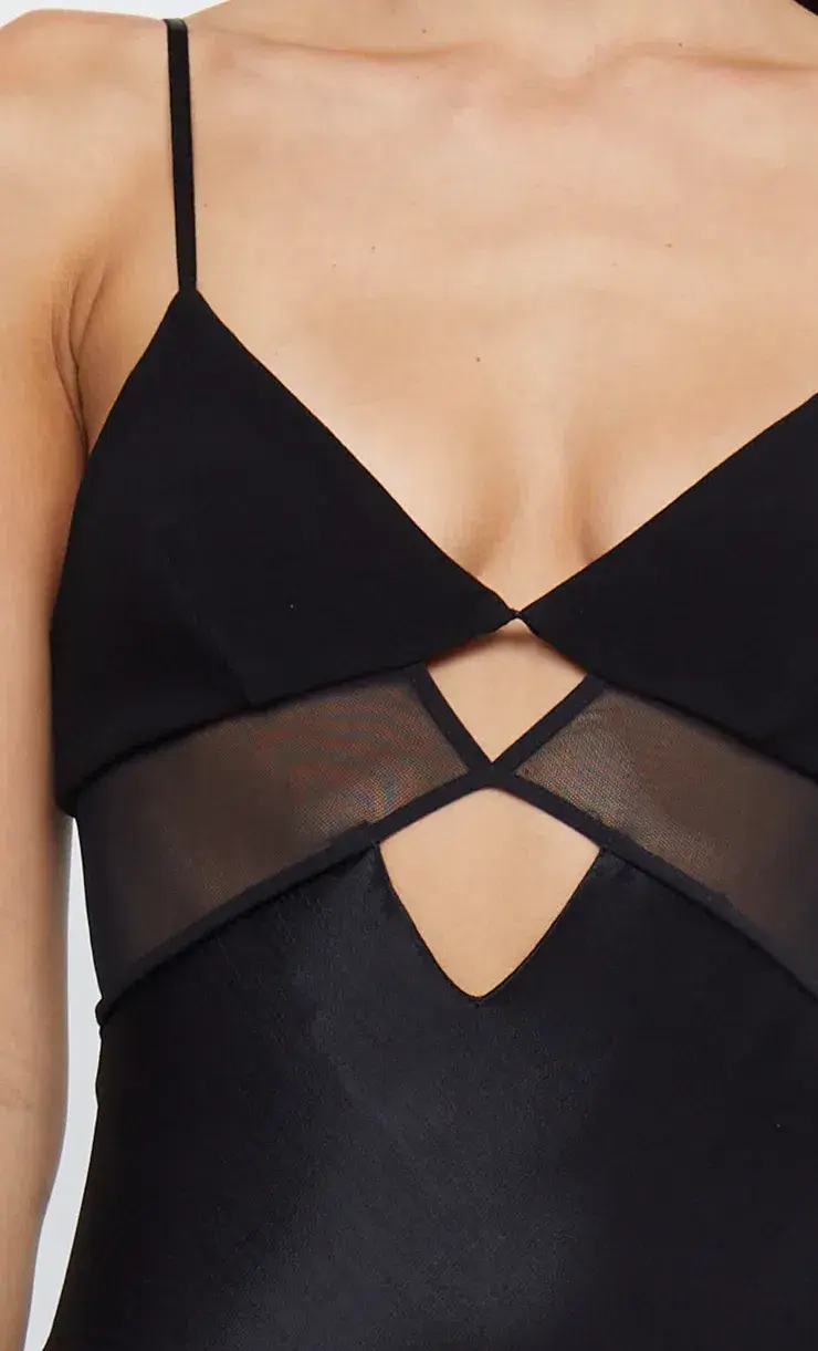 Bec & Bridge Ashton Cut Out Maxi Dress Black Size 10 - Image 2