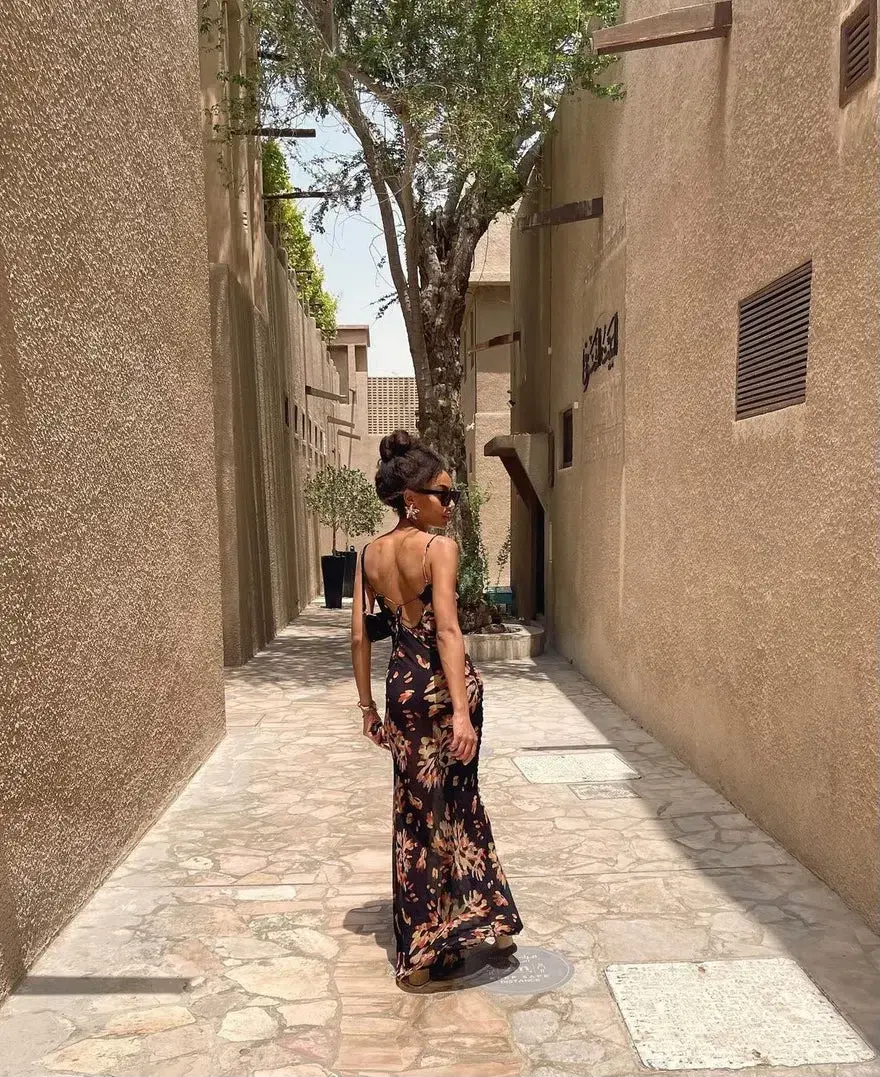 Rat & Boa Catarina Maxi Dress Floral Size M / AU 10  - Image 3