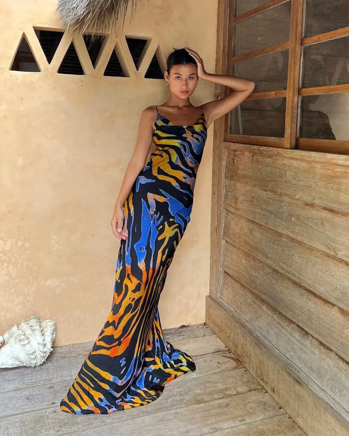 Rat & Boa Fabienne Maxi Dress in Multi Size M / AU 10 - Image 4