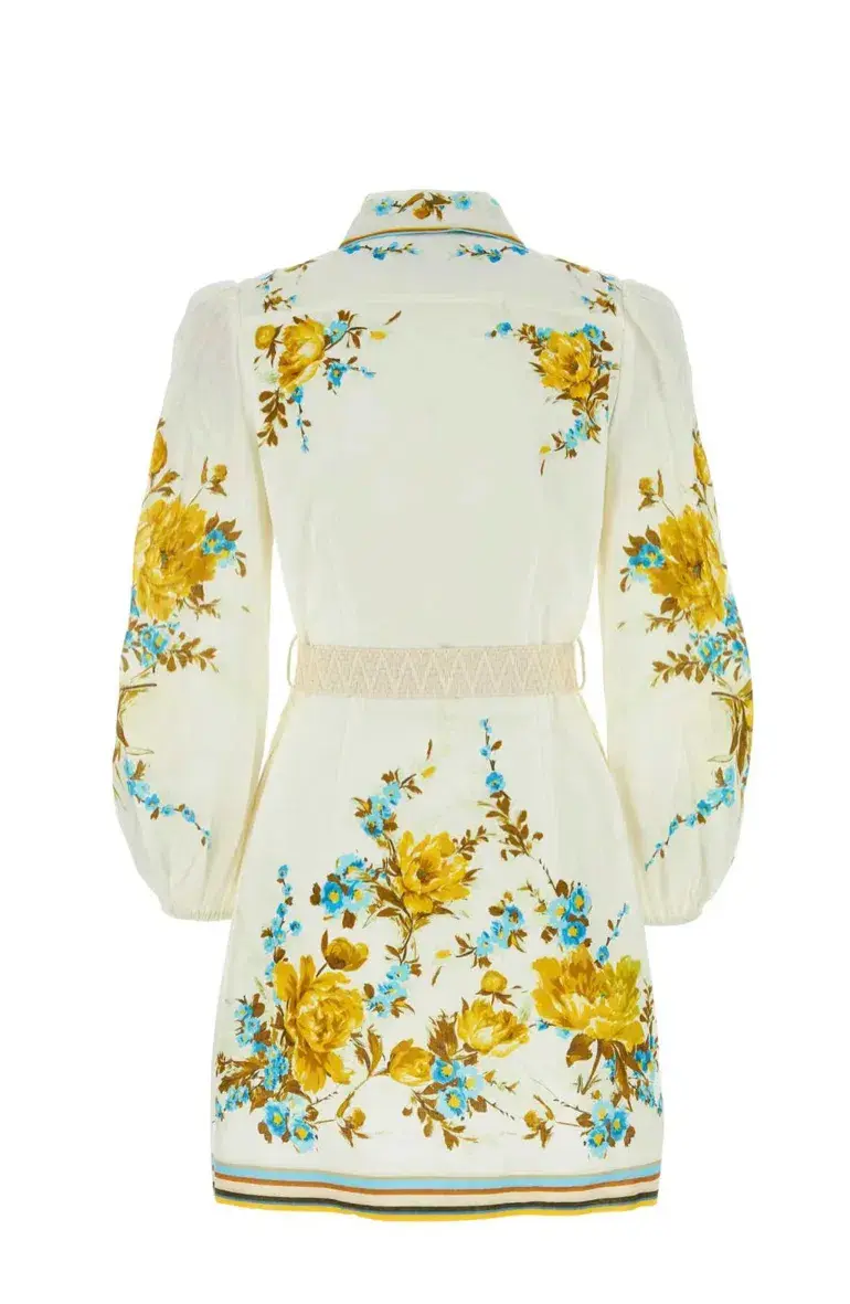 Zimmermann Halcyon Shirt Dress Floral Size 1 / AU 10 for rent on The Volte - main image